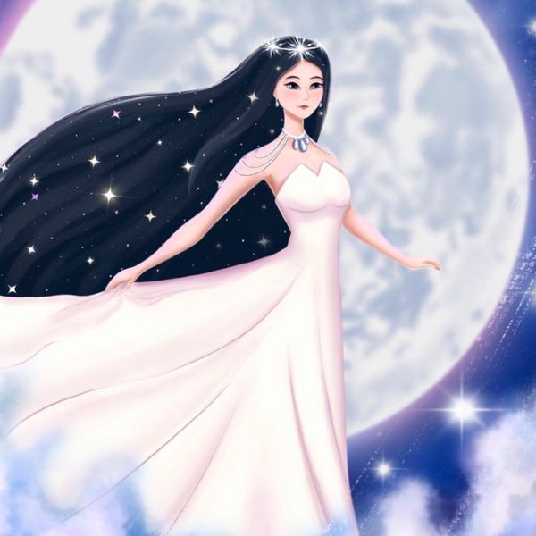 Принцесса Луна В Платье