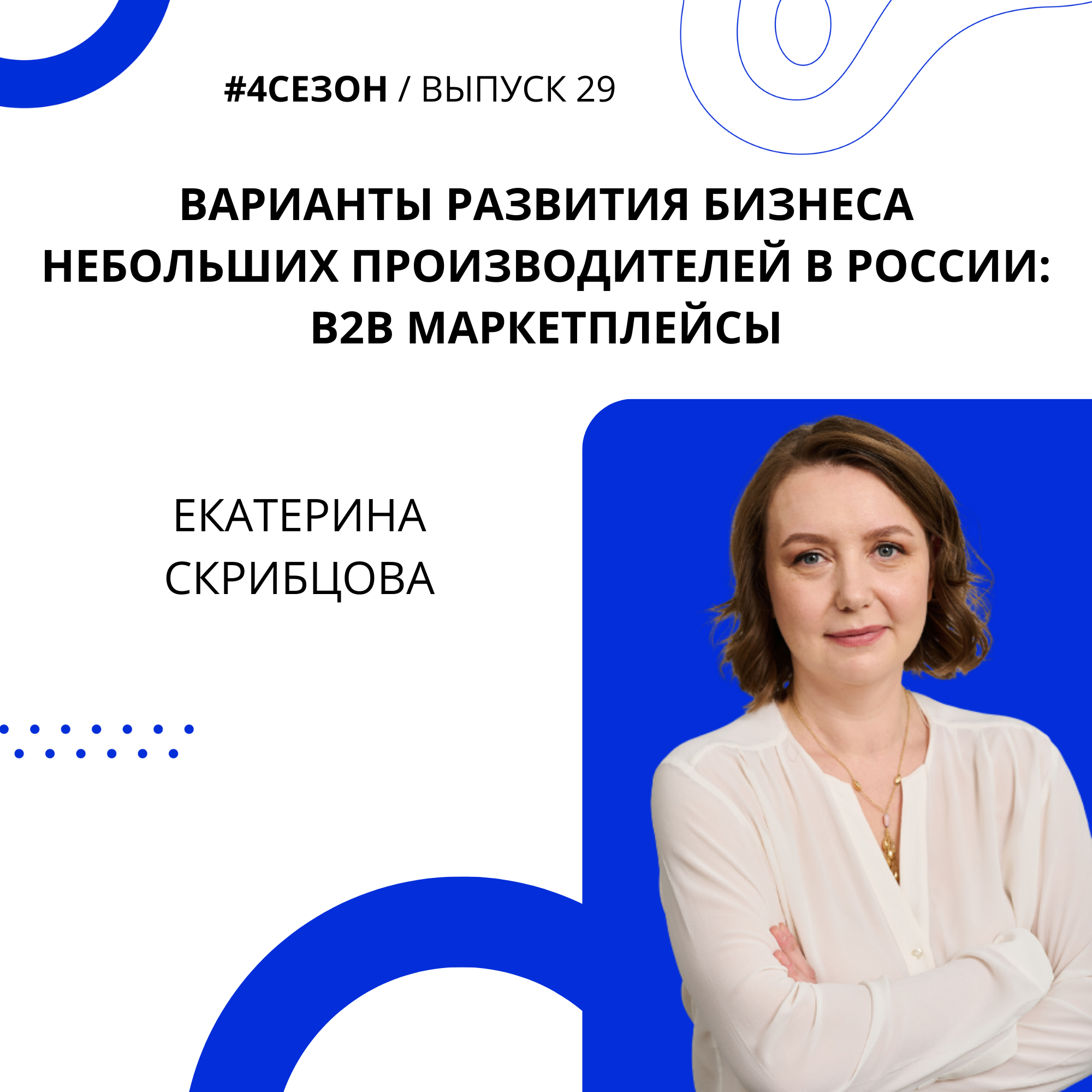 Екатерина Скрибцова - варианты развития бизнеса небольших производителей в России: b2b маркетплейсы